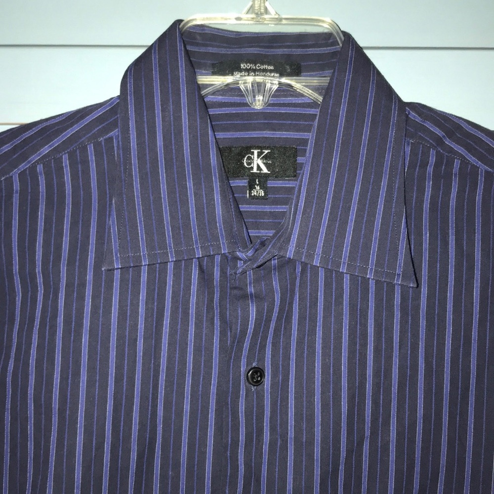 New Calvin Klein Mens Long sleeve Dress shirt - Picture 6 of 8